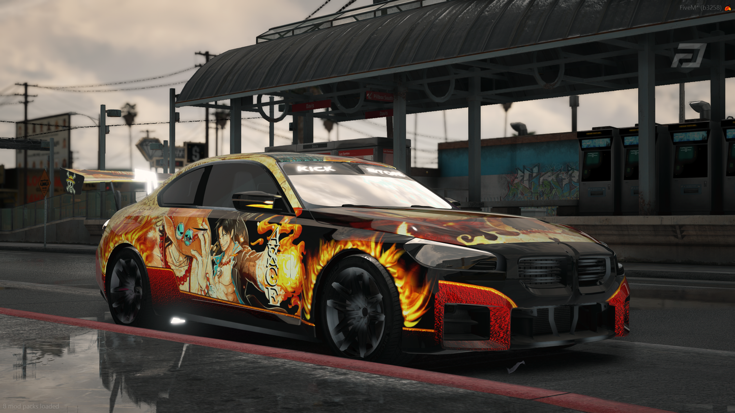 (Debadged) BMW M2 (Animated Lights)