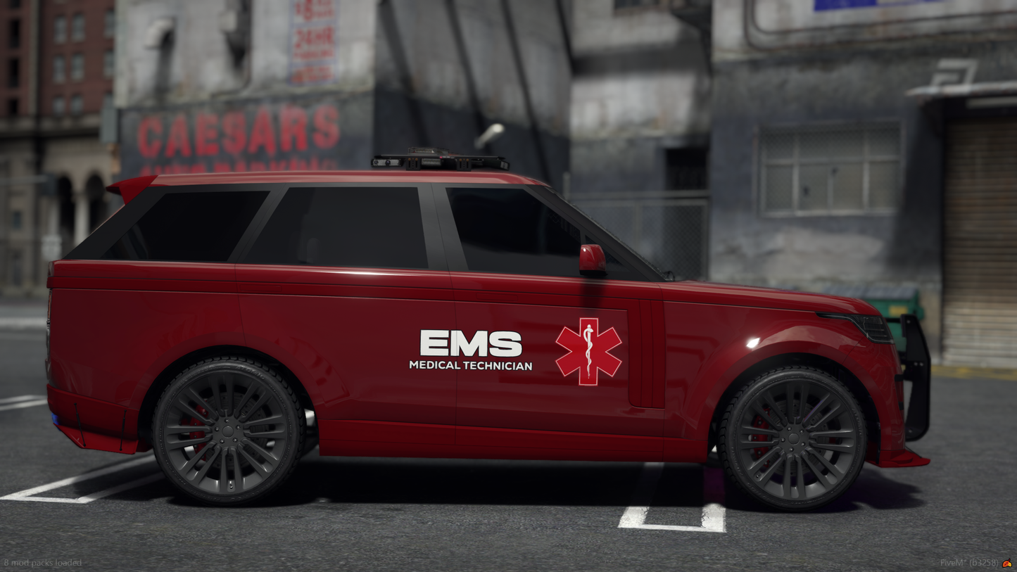 Lore Friendly EMS Pack (10 Cars)