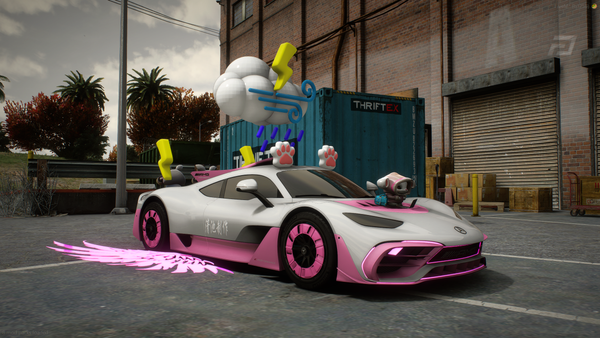 Mercedes AMG-One Bunny Cloud Cute