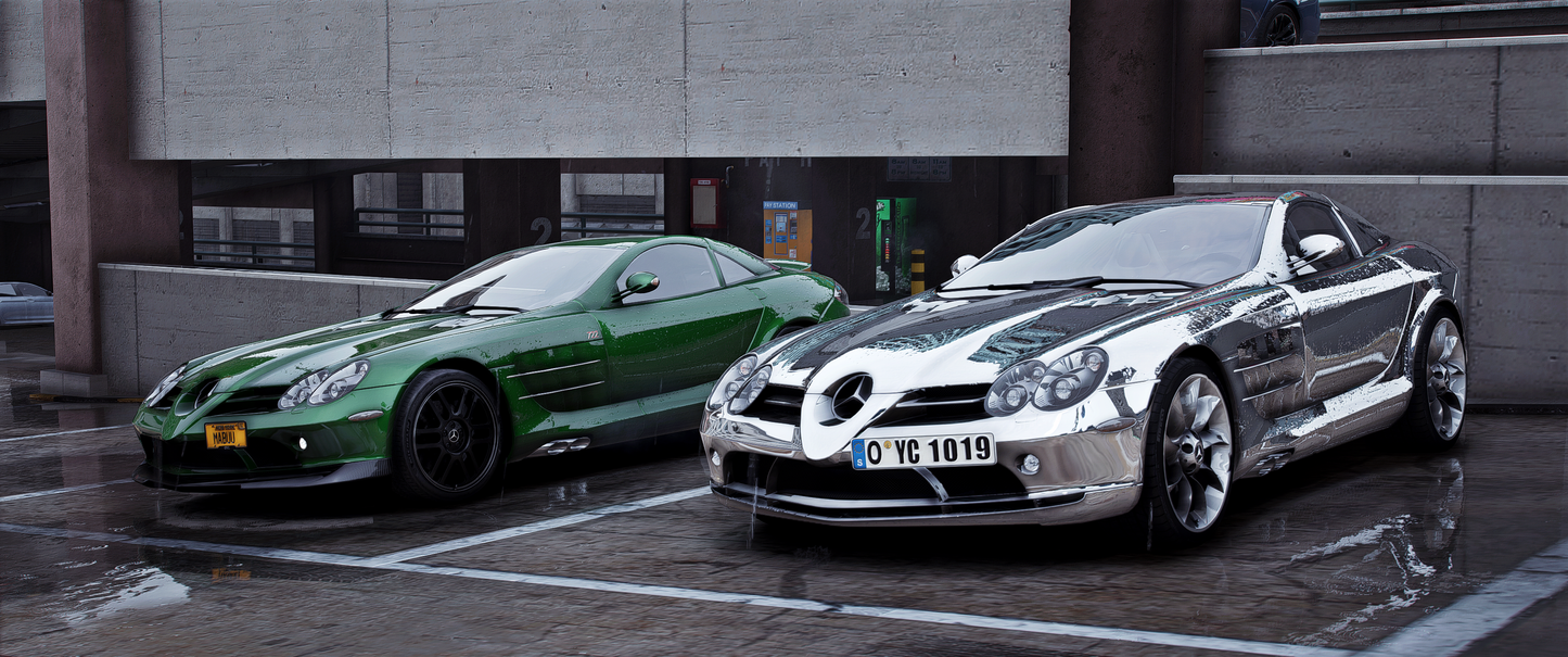 Mercedes Benz SLR McLaren and 722 Edition
