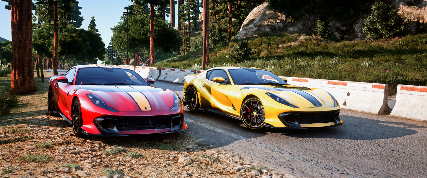 (Debadged/Regular) Ferrari 2021 812 Competizione