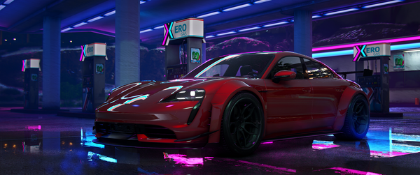 (Debadged) 2021 Porsche Taycan Turbo S Prior Design v2.0