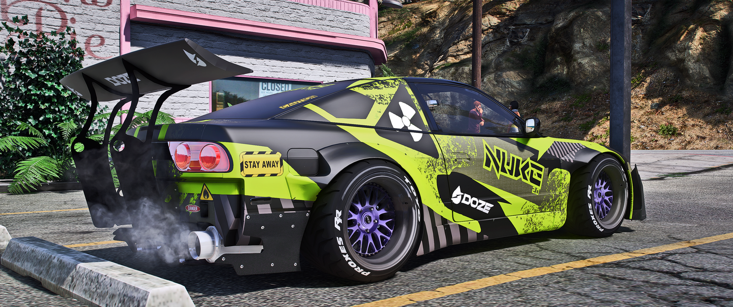 (Debadged) Nissan 240sx Nuke Edition