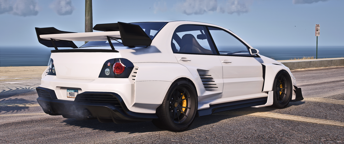 (Debadged) Mitsubishi Evo Lution Sunrise