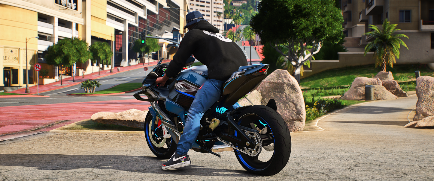 (Debadged) Kawasaki ZX-10R Decepticon
