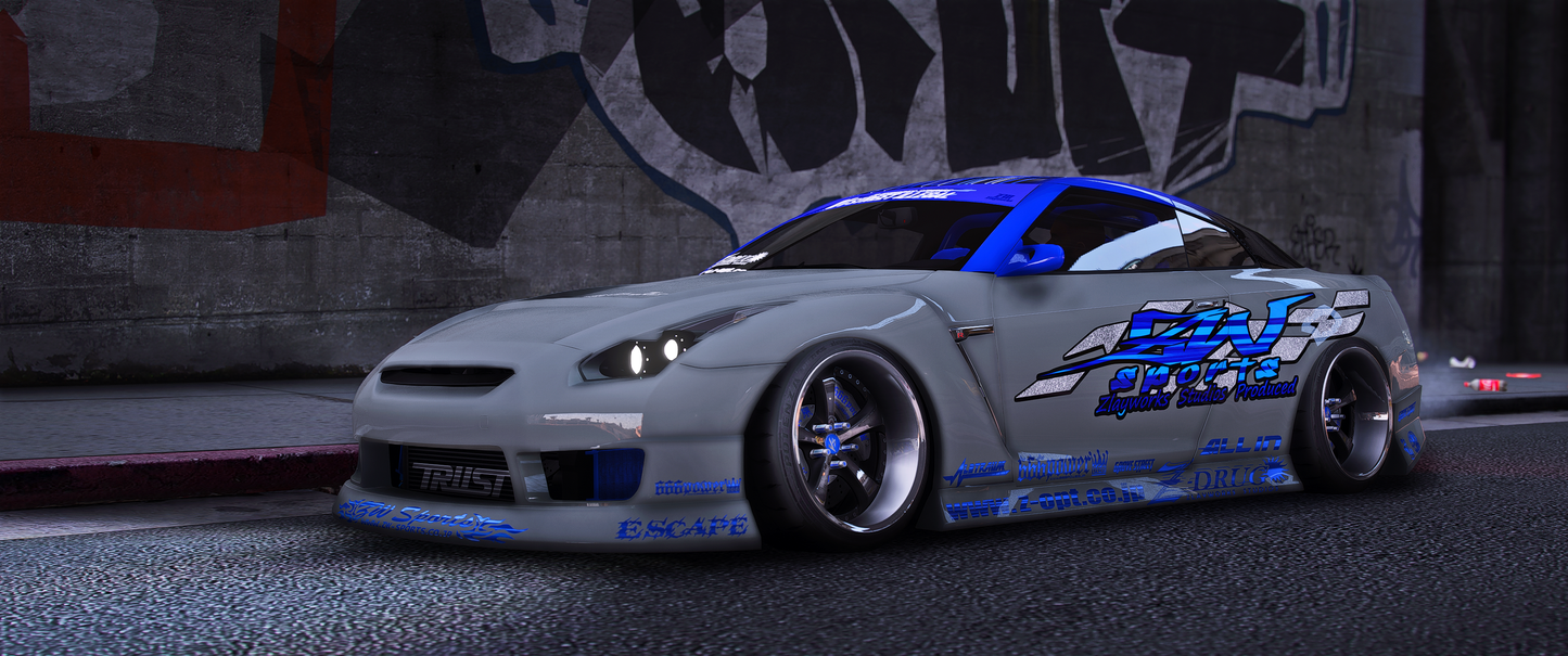 (Debadged) Nissan R35 GT-R ZW Sports