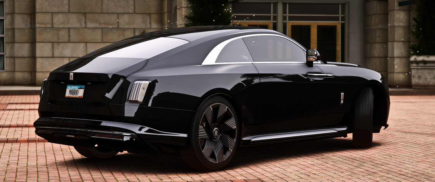 olls-Royce Spectre 2024 v2 side profile with detailed textures