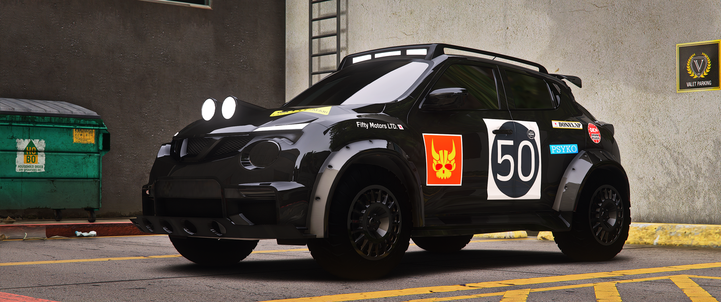 (Debadged) Nissan Juke 5 Rally