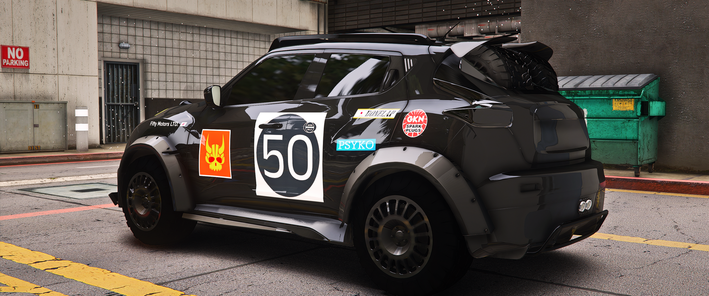 (Debadged) Nissan Juke 5 Rally