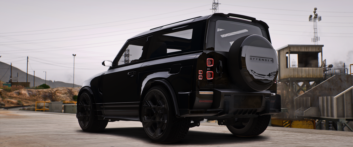 Land Rover Defender 90 Venuum side profile