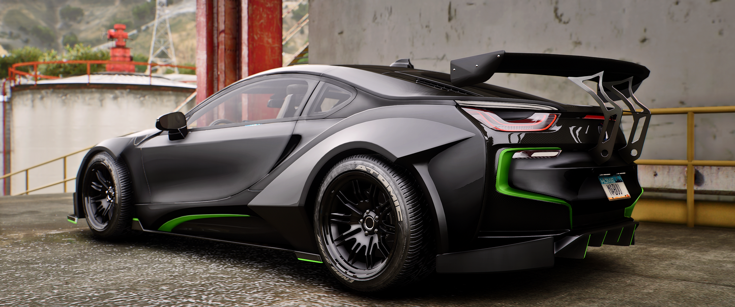(Debadged) BMW I8 Hycade