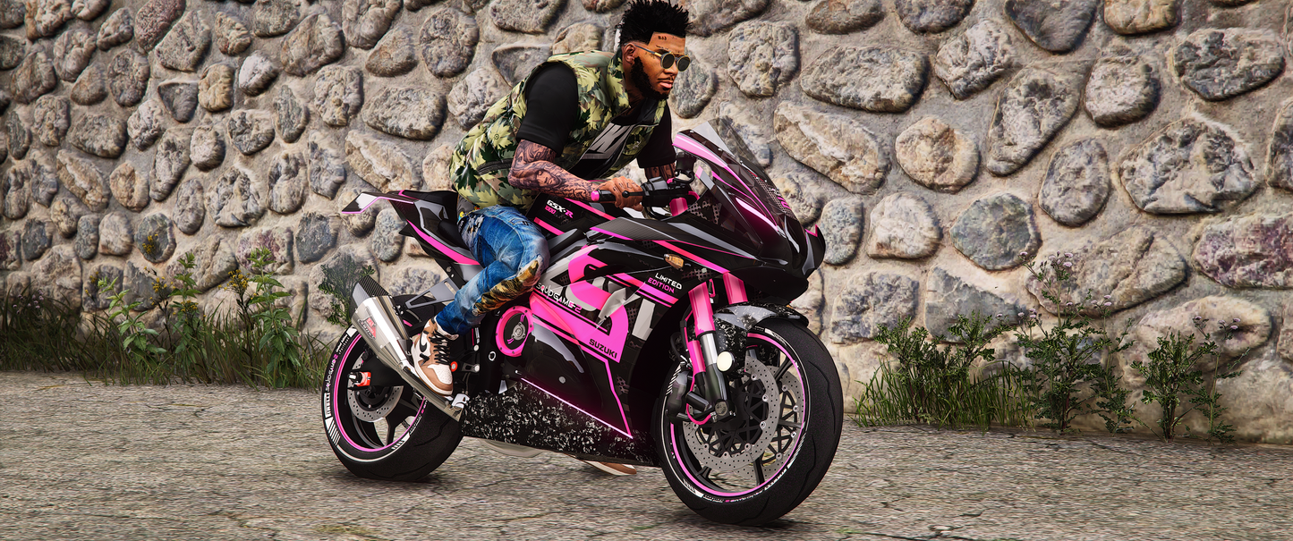 SQUID GAME Suzuki GSX-R1000R front view with tuning