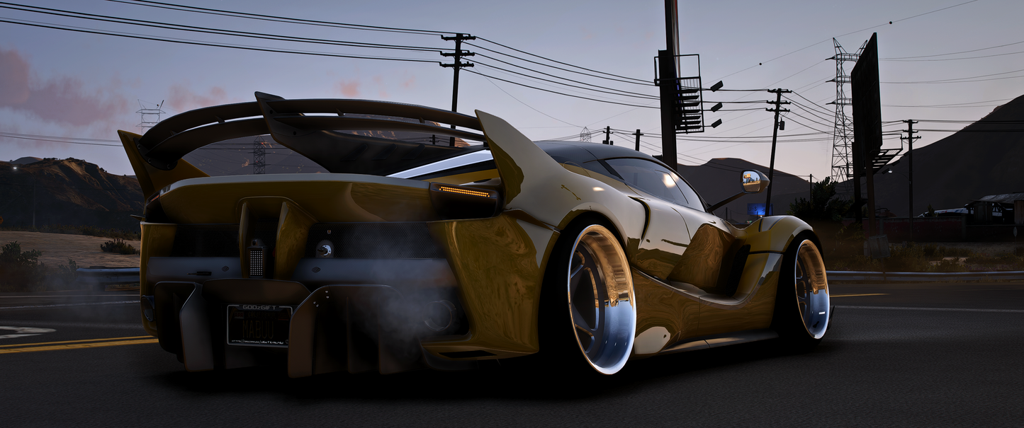 (Debadged) FERRARI LaFXXK STANCED