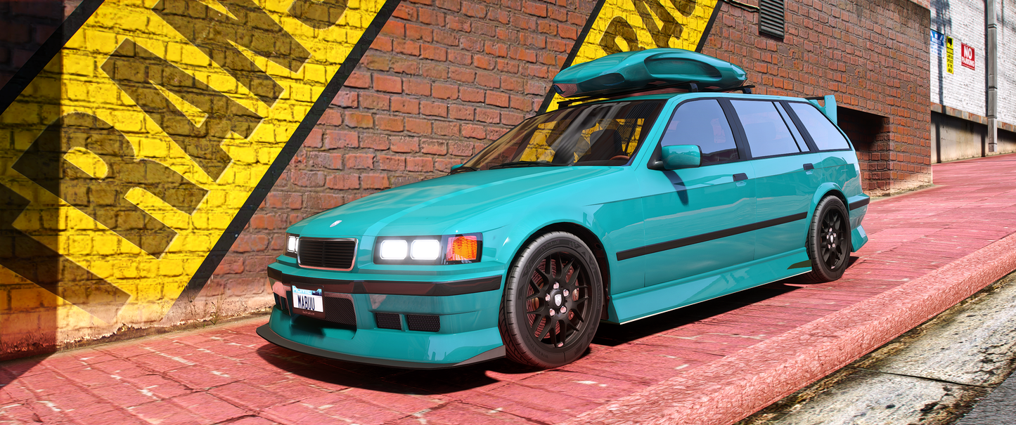 Lore Friendly Ubermacht Sentinel Retro Wagon FiveM Mod