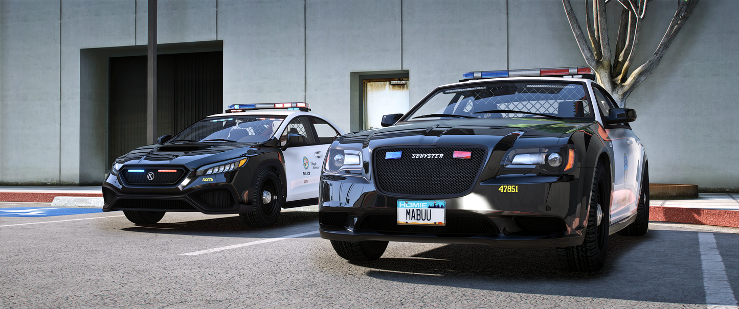 Lore Friendly Non ELS Police Car 3 FiveM Mod