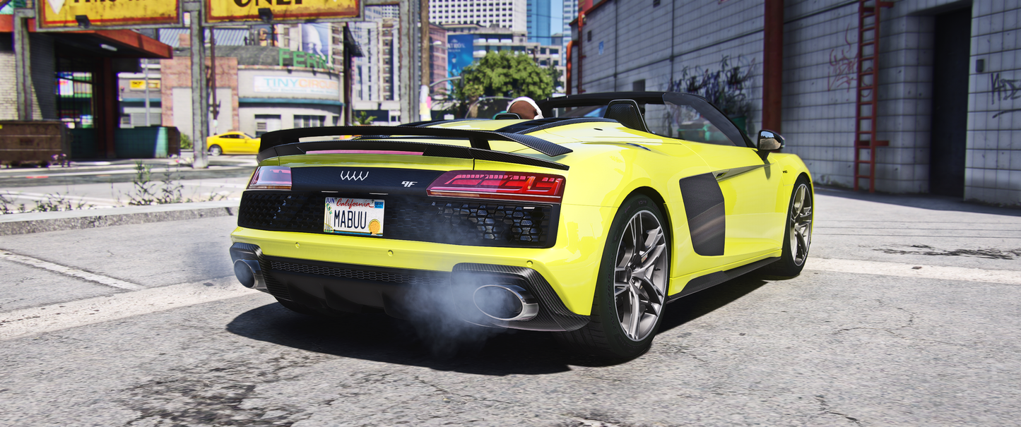 GTA V Obey R8 2020 Spyder Interior and Detail Preview