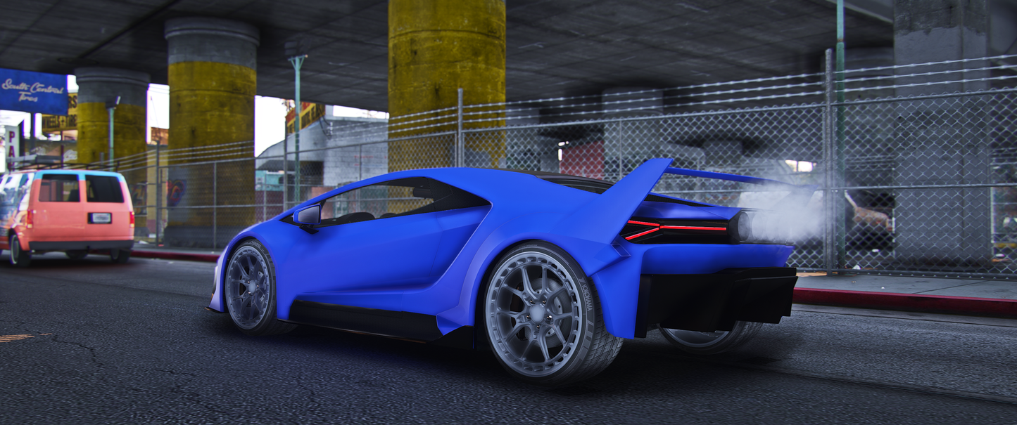 Lore Friendly Tempesta Revuelto Custom FiveM Mod Full Exterior View