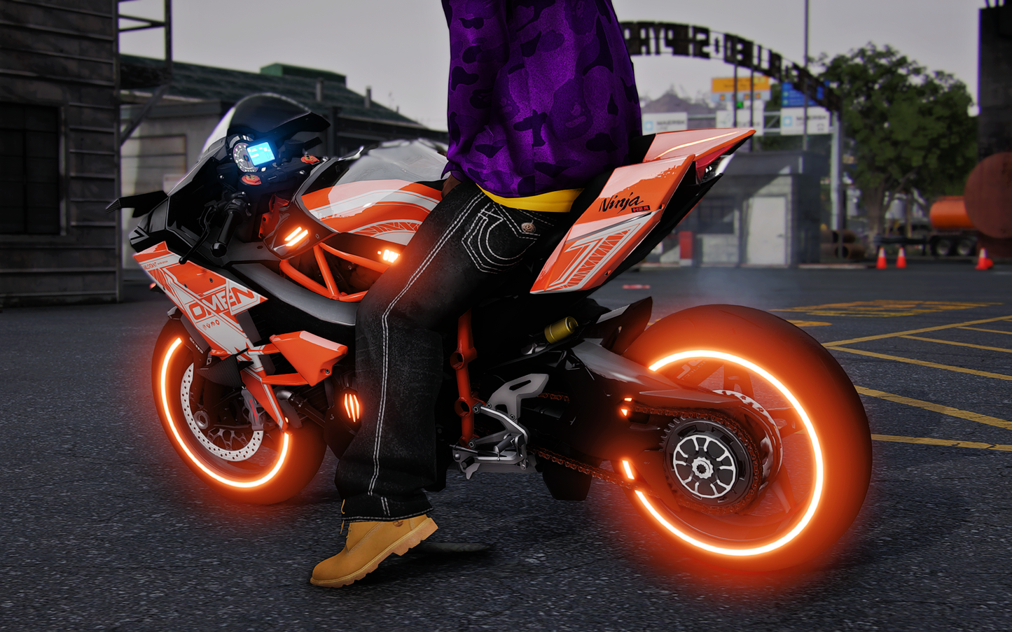 Kawasaki H2r Valorant Omen Forged Carbon