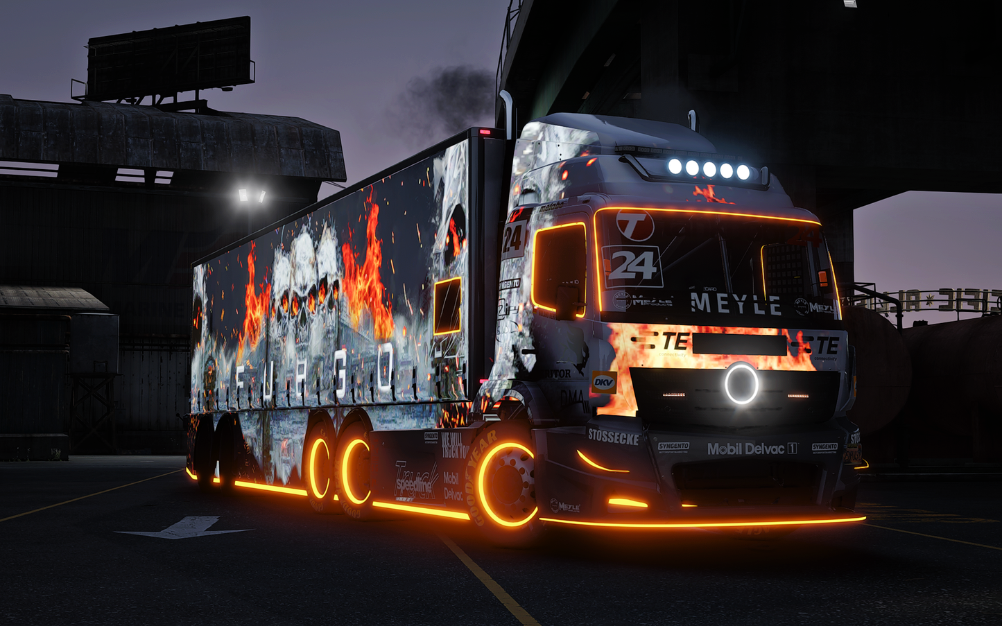(Debadged) Mercedes-Benz Tankpool Racing Truck 10x10