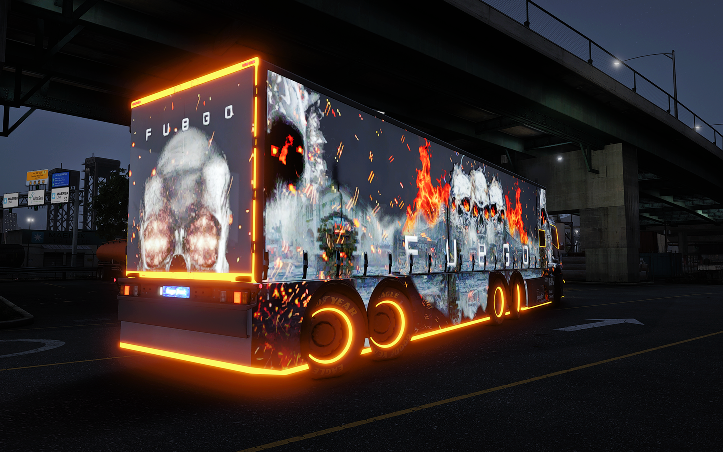 (Debadged) Mercedes-Benz Tankpool Racing Truck 10x10
