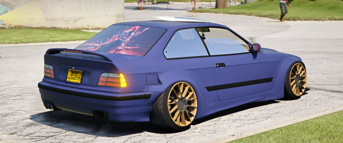 (Debadged) BMW M3 E36 Widebody