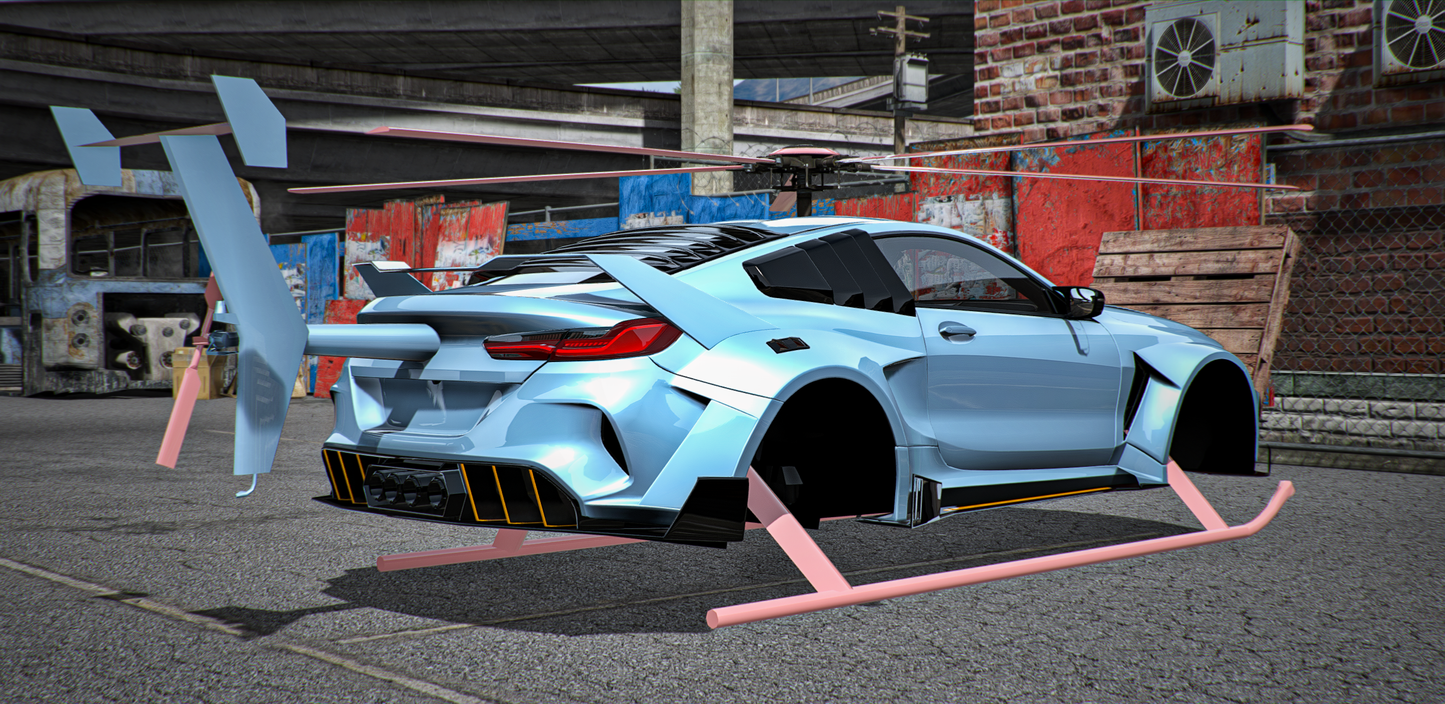 (Debadged) BMW M8 Shookz Heli