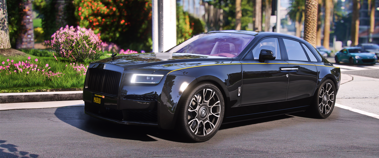 Rolls Royce Ghost Black Badge 2022 FiveM vehicle exterior view