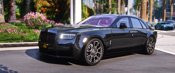 Rolls Royce Ghost Black Badge 2022 FiveM vehicle exterior view