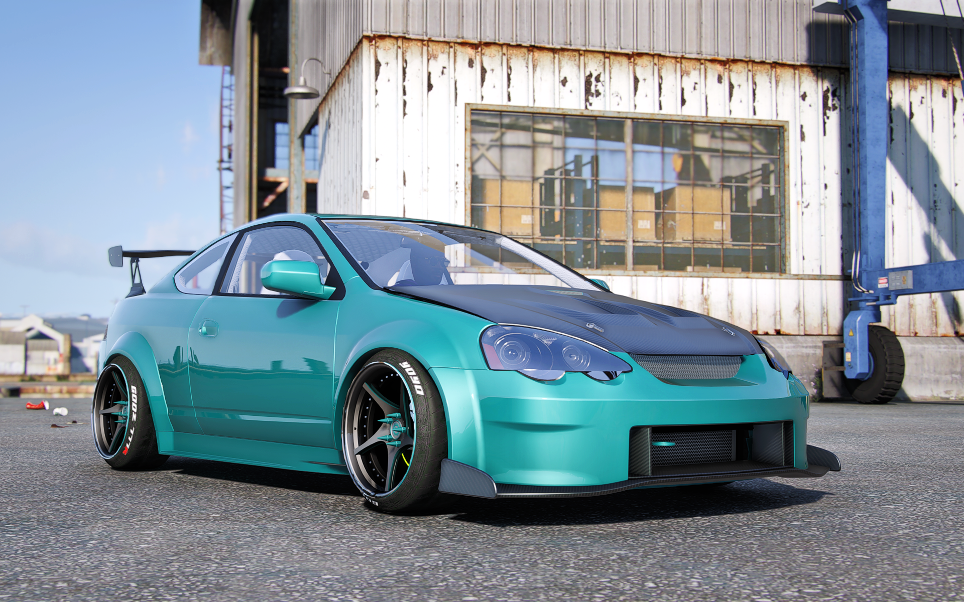 Debadged Acura RZX WB FiveM Widebody Car Mod