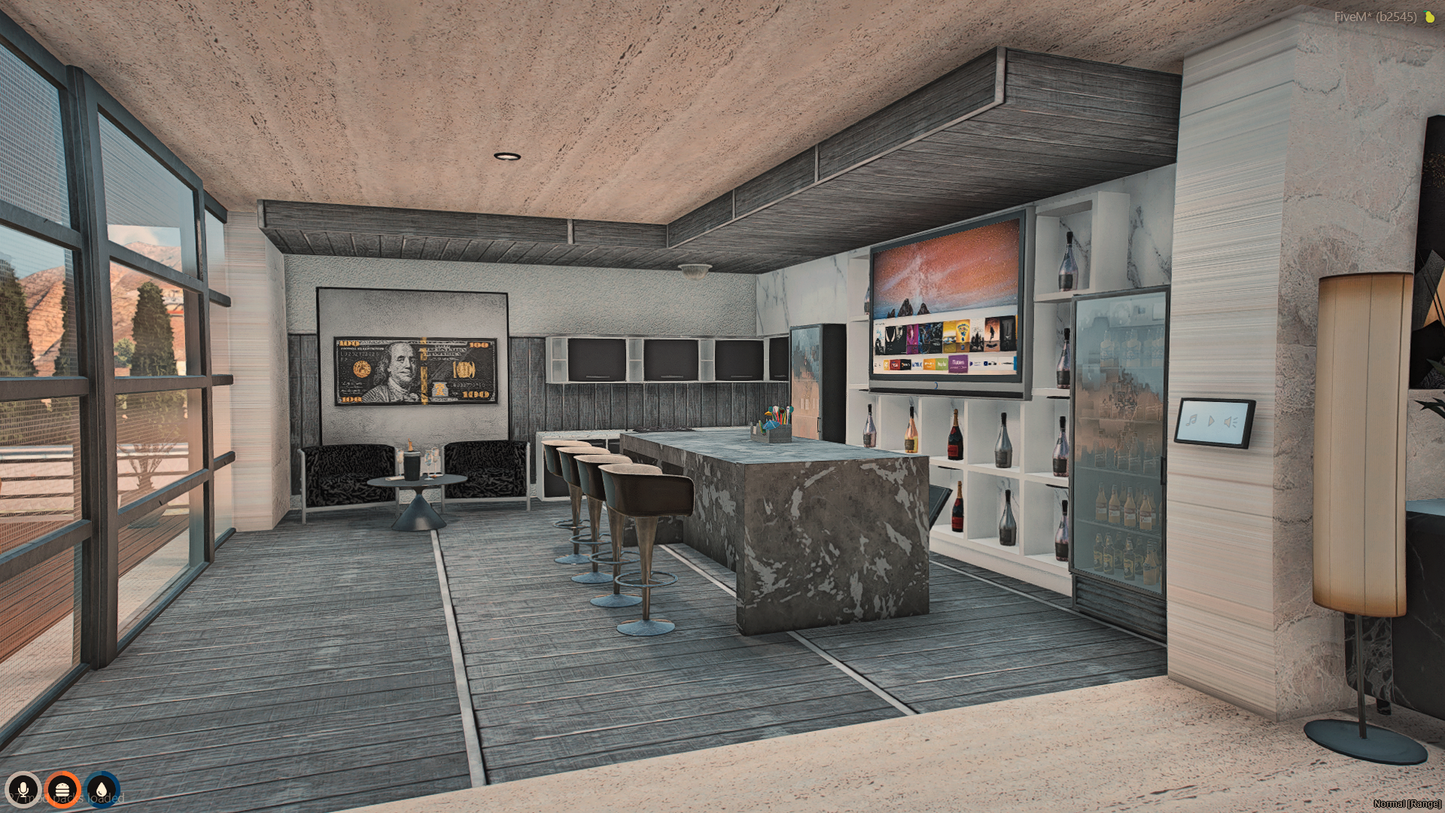 Dining area of Alamo Sea Mansion map for Five