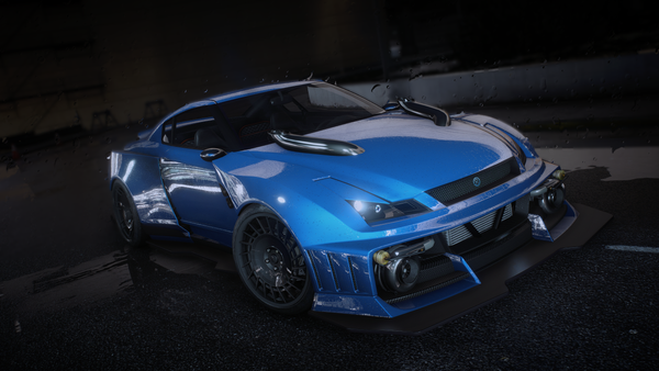 Side view of Annis Elegy RH8 RAMPAGE for FiveM RP servers