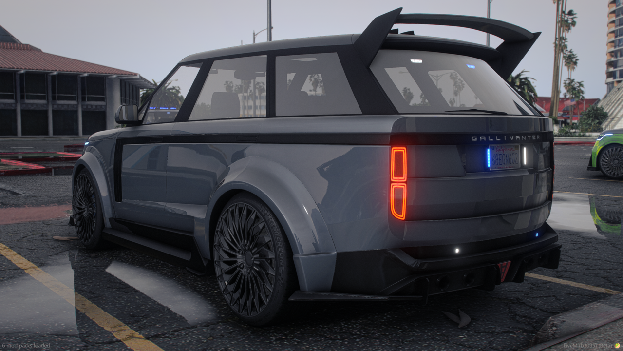 Side angle of lore-friendly Baller Venuum emergency mod vehicle