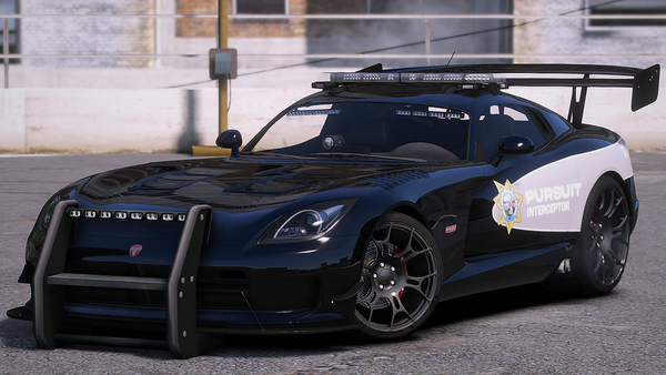 Lore Friendly Banshee Police vehicle mod in FiveM