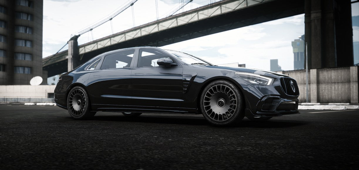 Front view of the Benefactor Harmann FiveM lore-friendly sedan