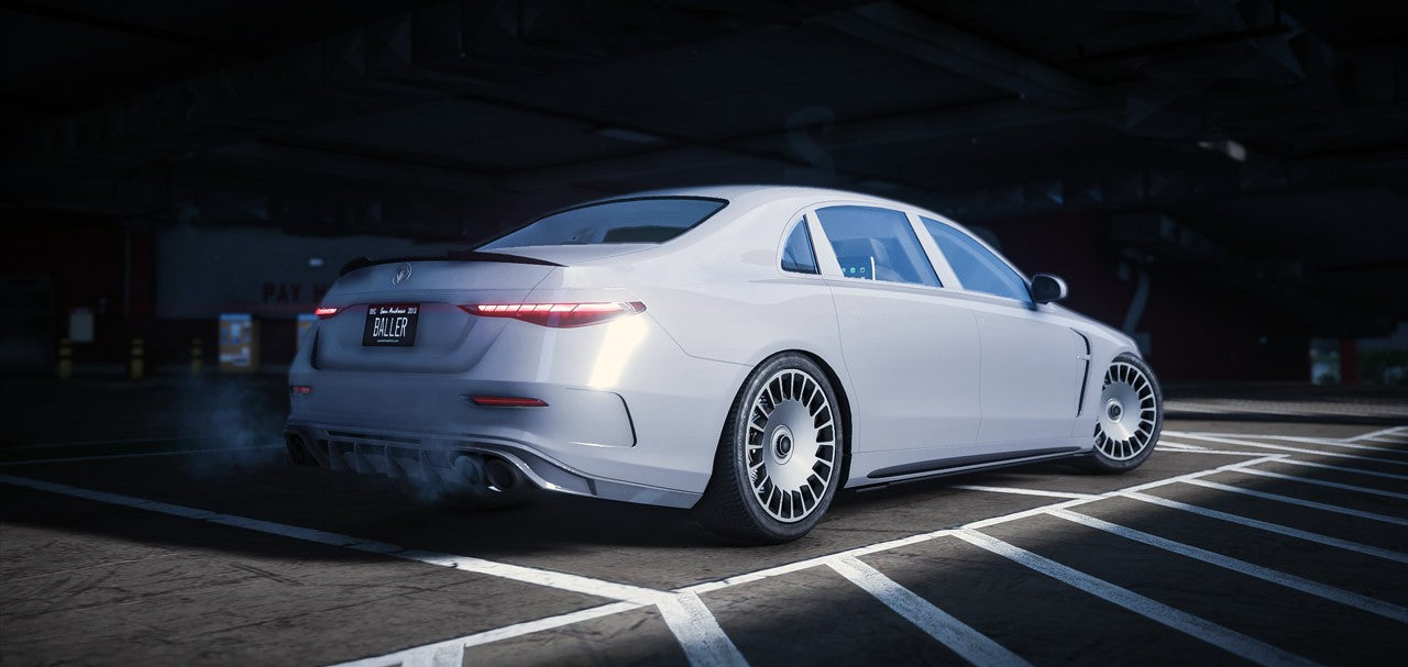 Side profile of the Benefactor Harmann luxury vehicle mod in FiveM