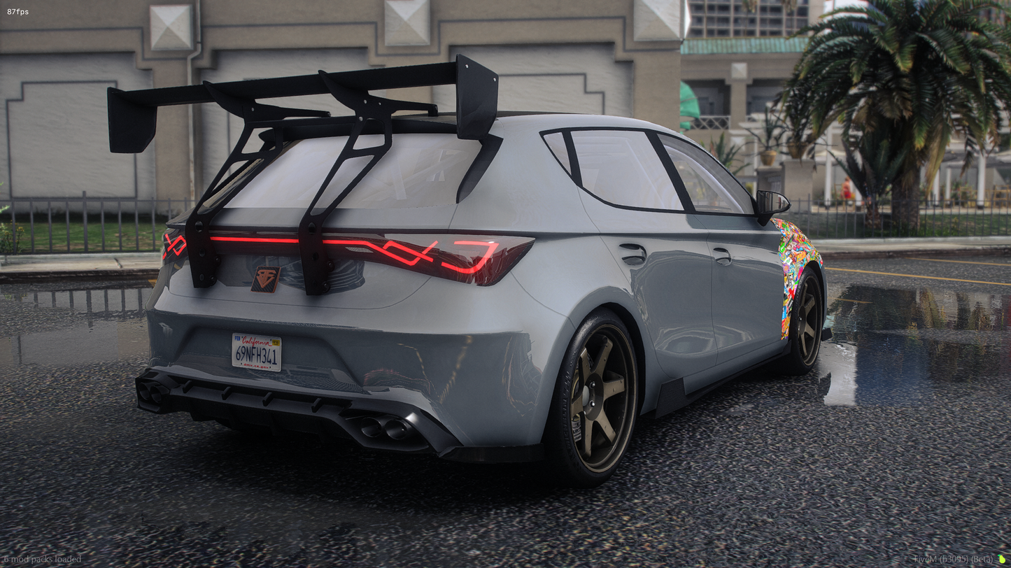 Side angle of rugged BF Cazador off-road mod in GTA V RP