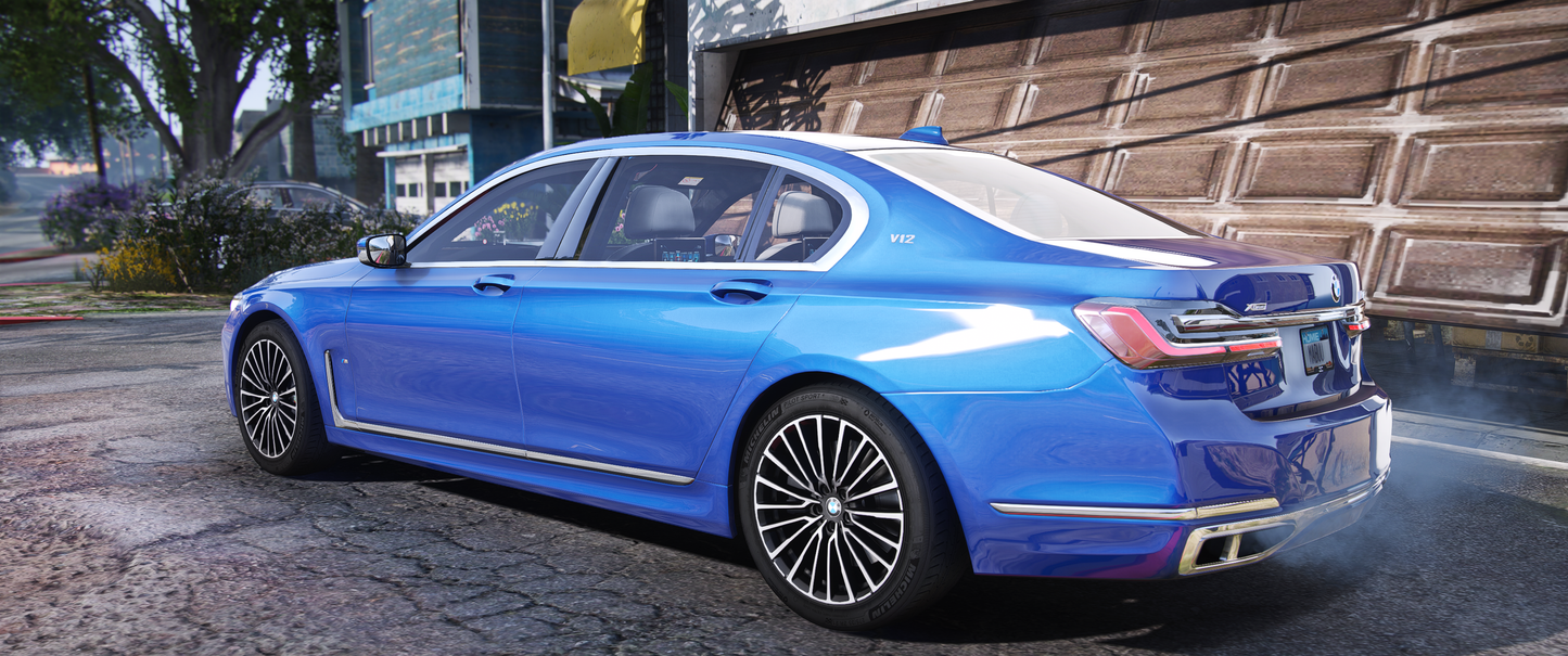 BMW 760LI Side View FiveM Mod