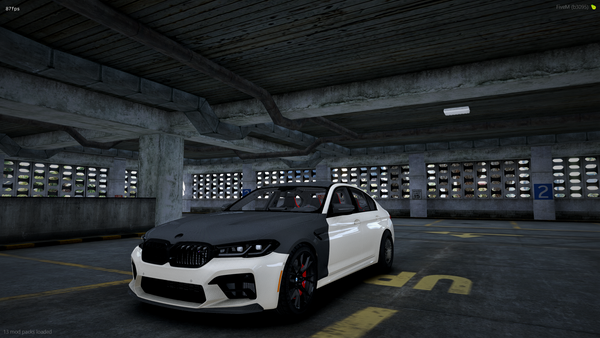 2021 BMW M5 CS Drag Front View