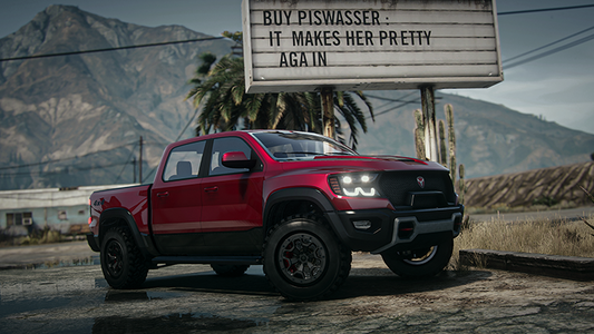 Bravado Bison HF pickup truck mod for FiveM RP servers