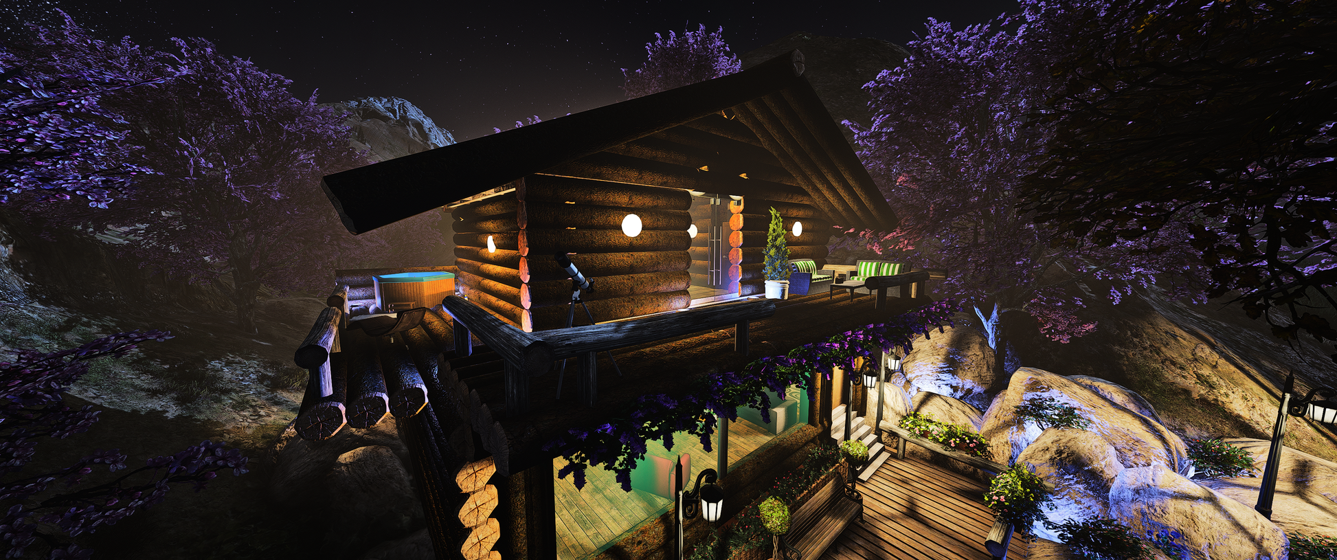 Cabin entrance of Cabaninha Map
