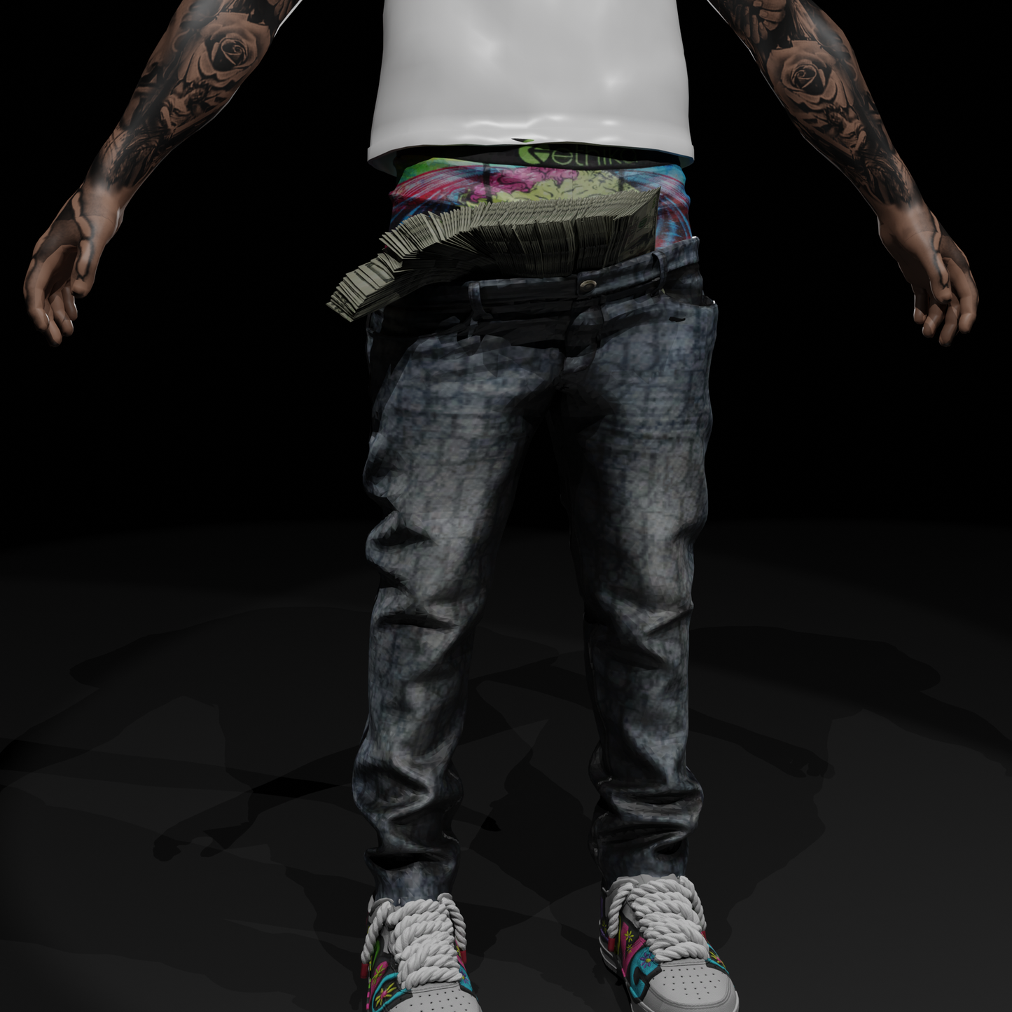 Custom Baggy Jeans FiveM Clothing Mod