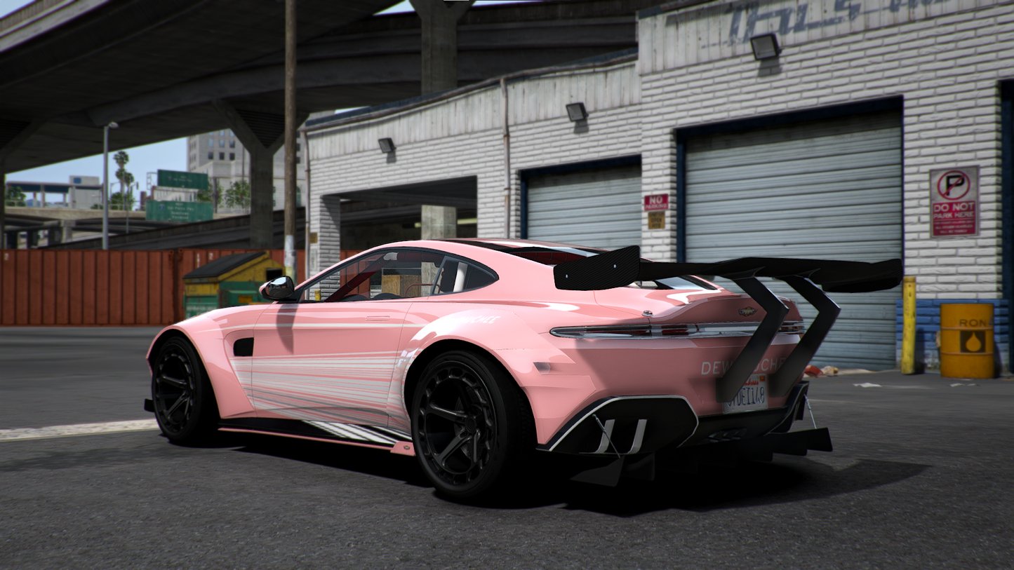 (Lore Friendly) Custom Rapid GT4 FiveM vehicle mod side view with realistic textures