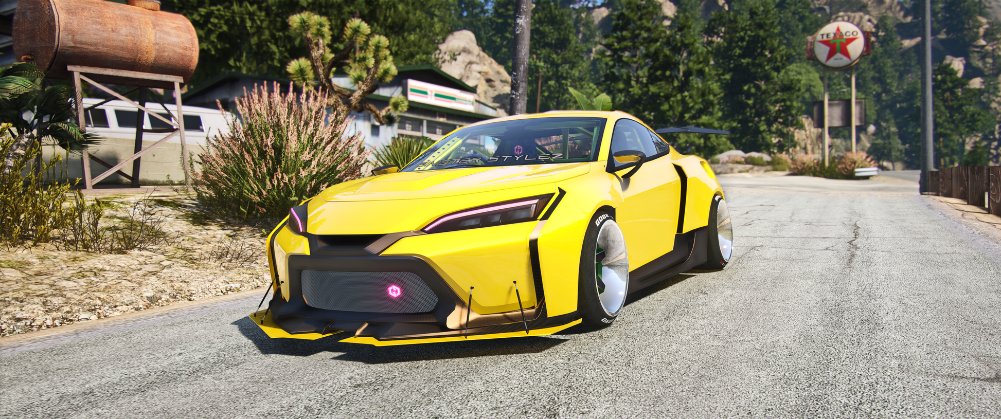 Front view of (Debadged) Acura DC8TEGGY GTA V mod for FiveM