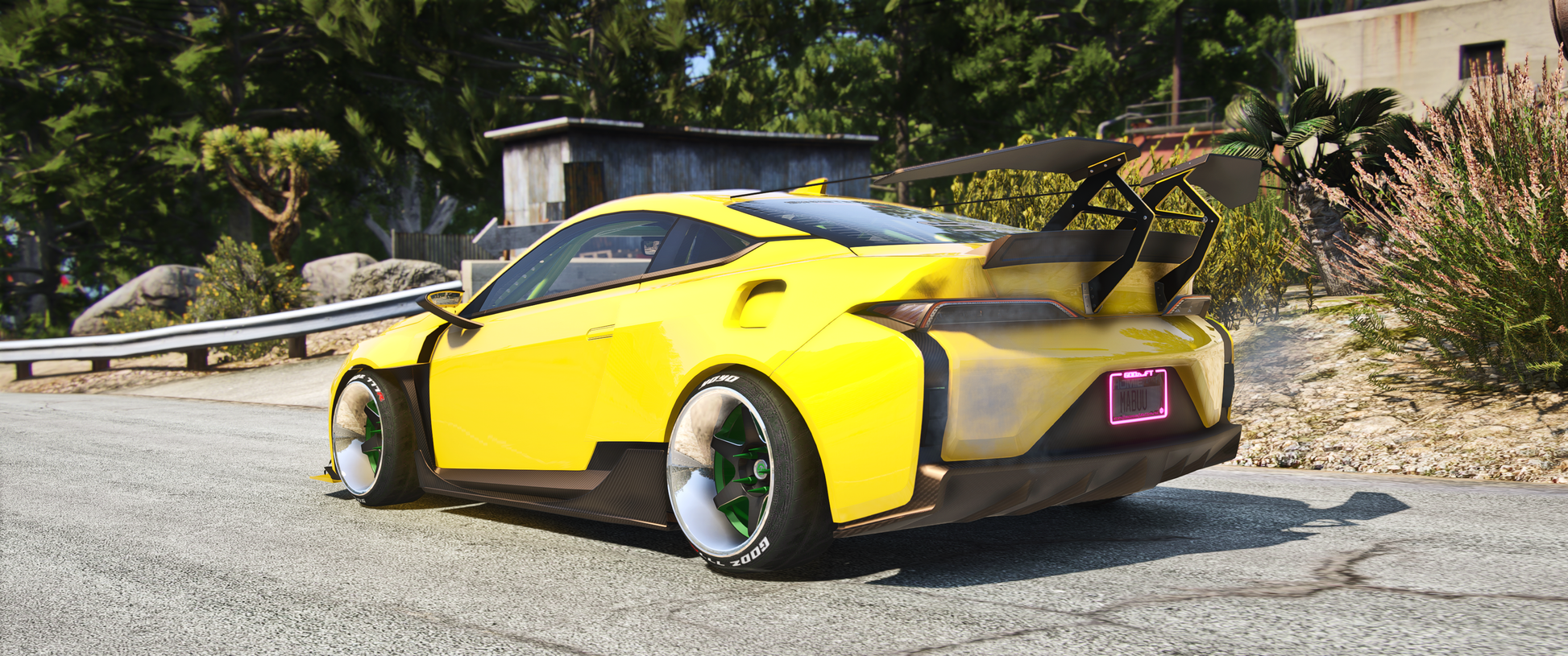 Side view of (Debadged) Acura DC8TEGGY GTA V vehicle mod for FiveM