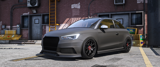 Debadged Audi S1 TRC mod for FiveM GTA V