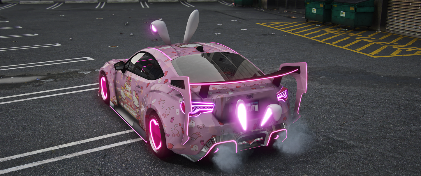 High-performance Cafe Hello Kitty Bunny with Dinamic Lights for GTA V roleplay servers