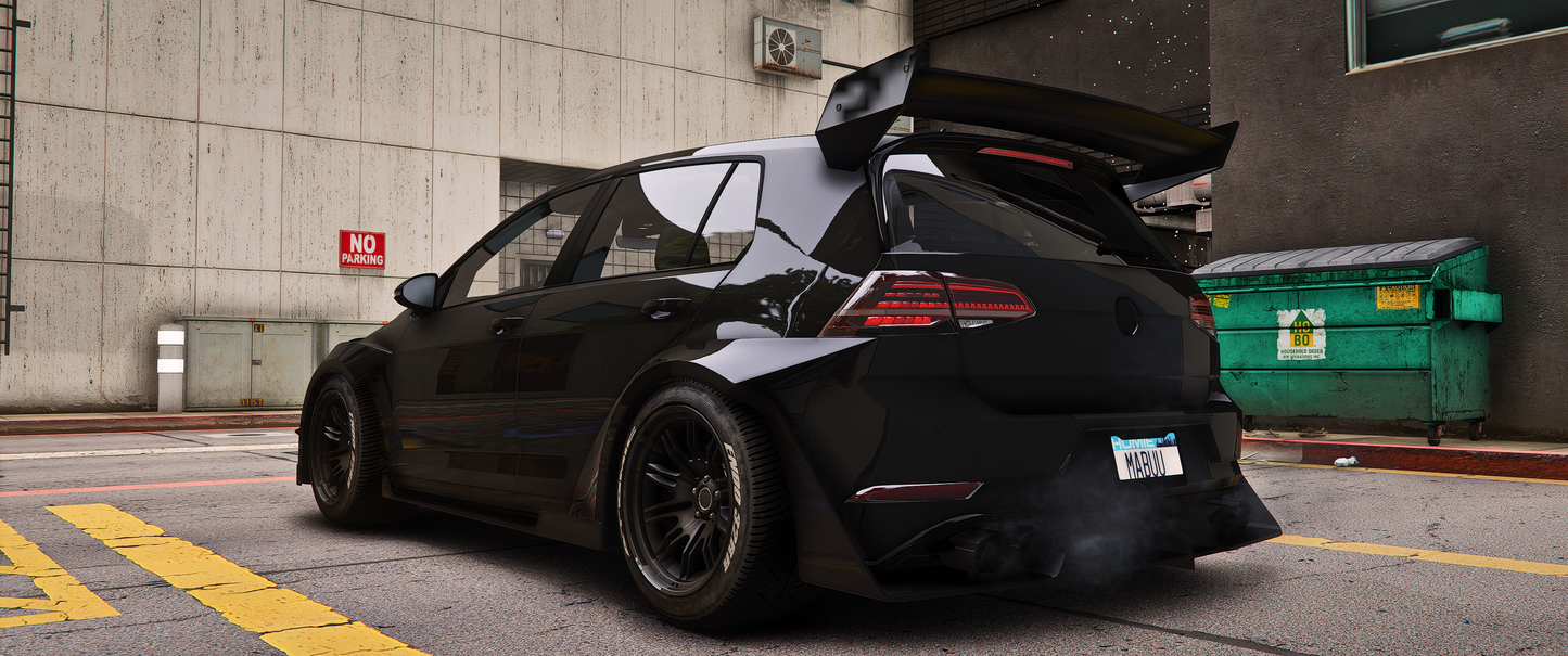 Debadged Volkswagen Golf GT Hycade for FiveM