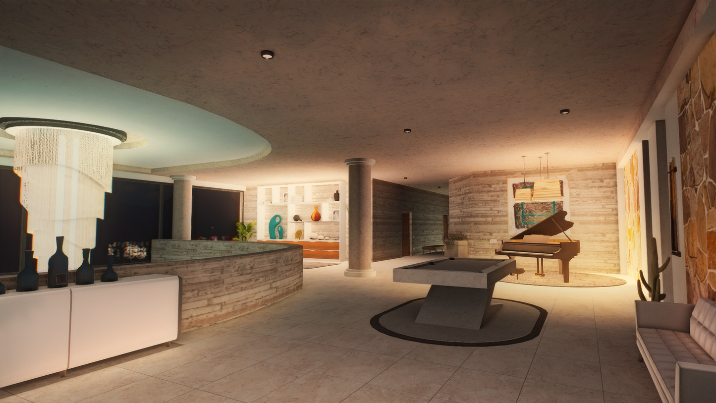Bathroom interior in Desert Mansion 2.0