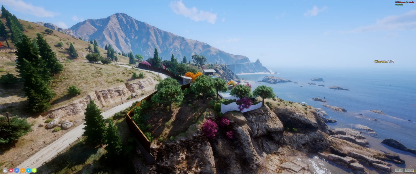 Back exterior view of Designer House GTA5