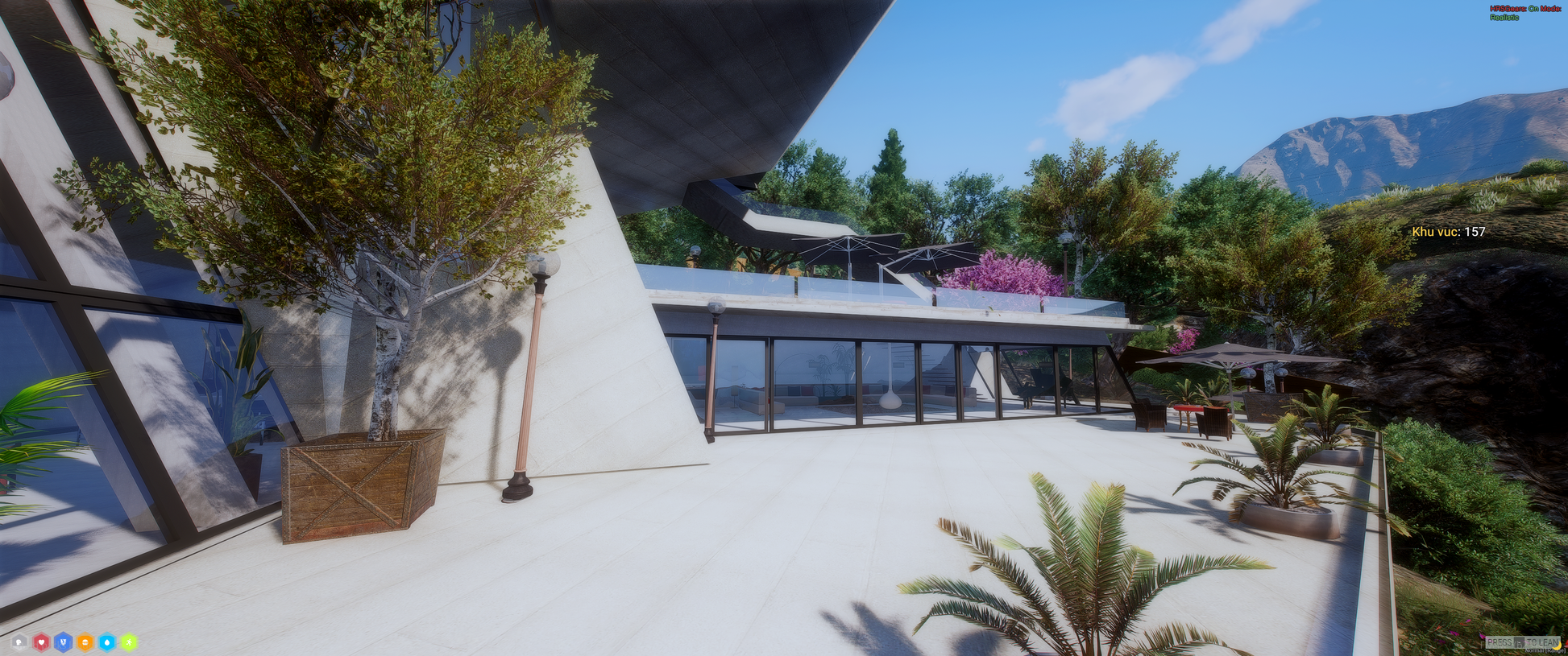Bedroom view of Designer House GTA5